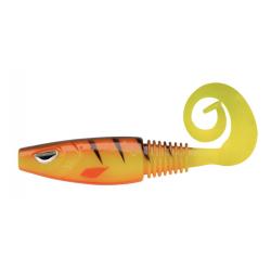 Leurre souple Berkley Sick Curl 8cm Hot Yellow Perch