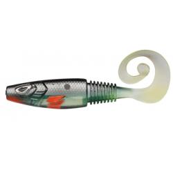 Leurre souple Berkley Sick Curl 8cm Blue Shiner
