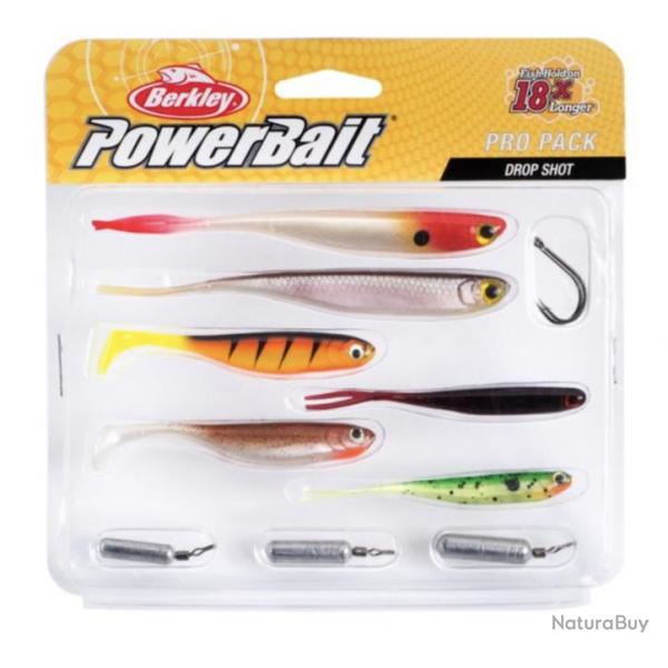 Kit Leurres Souples Berkley Pro Pack Drop Shot