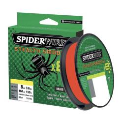 Tresse Spiderwire Stealth Smooth 8 Braid Red 150m 13/100