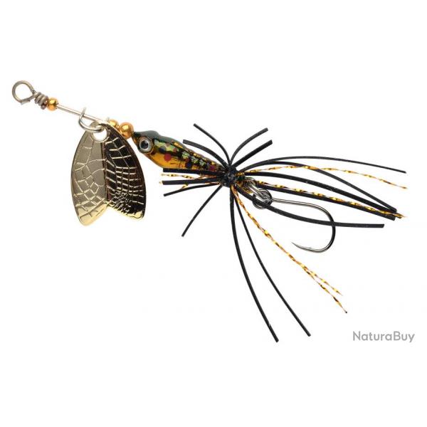 Cuiller Tournante Spro Larva Mayfly Micro Spinner 4g Single Hook Brown Trout