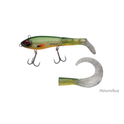 Abu Garcia Svartzonker Hechtköder - Hybrid Hard Soft Swimbait Mit Paddle Tail