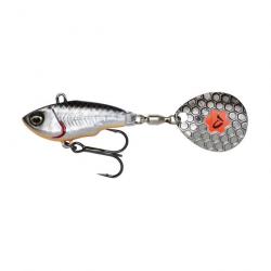 Poisson Nageur Savage Gear Fat Tail Spin 6,5cm 16g 6,5cm Dirty Silver