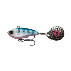 Poisson Nageur Savage Gear Fat Tail Spin 8cm 24g 8cm Blue Silver Pink