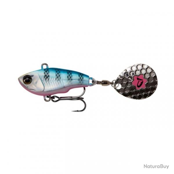 Poisson Nageur Savage Gear Fat Tail Spin 8cm 24g 8cm Blue Silver Pink
