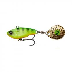 Poisson Nageur Savage Gear Fat Tail Spin 8cm Fire Tiger 24g 8cm