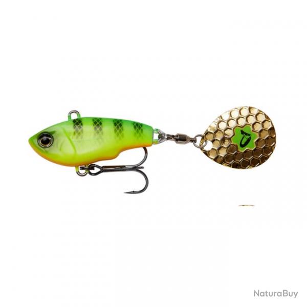 Poisson Nageur Savage Gear Fat Tail Spin 8cm Fire Tiger 24g 8cm
