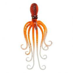 Leurre Souple Savage Gear 3d Octopus 10cm UV Orange Glow
