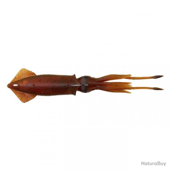 Leurre Souple Savage Gear 3D TPE Swim Squid 12,5cm Red Brown