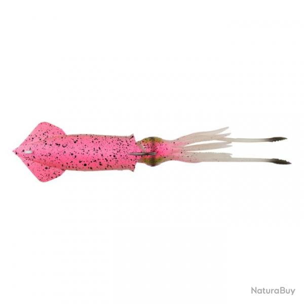 Leurre Souple Savage Gear 3D TPE Swim Squid 18cm Pink Glow