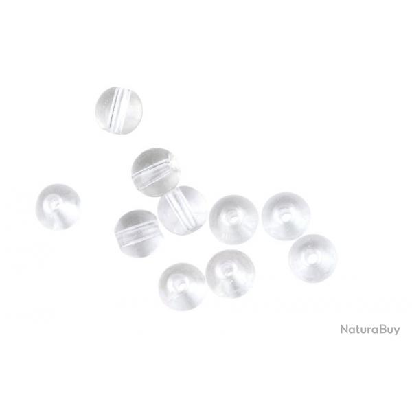Perle Spro Round Smooth Glass Beads Clear Diamond 4mm