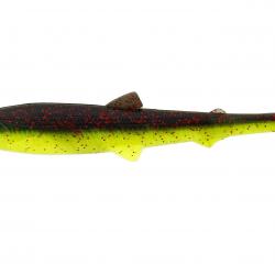 Leurre Souple Westin Bullteez Shadtail 9,5cm Black Chartreuse