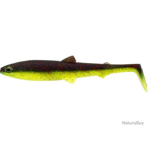 Leurre Souple Westin Bullteez Shadtail 9,5cm Black Chartreuse