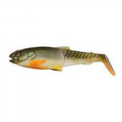 Leurre Souple Savage Gear Craft Cannibal Paddletail 12,5cm Olive Pearl Hot Orange