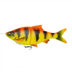 Leurre Souple Savage Gear 4D Line Thru Roach 18cm Slow Sink Golden Ambulance