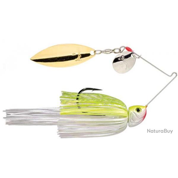 Spinnerbait Strike King Hack Attack Heavy Cover 203SG - Chartreuse/White