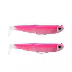 Double Combo Shore Fiiish Black Minnow 90 Rose Fluo