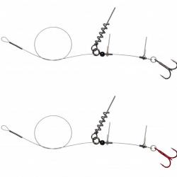 Montage Savage Gear Linethru Corkscrew Rig 1 40cm