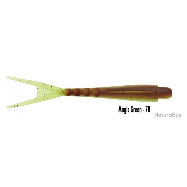 Leurre Souple Delalande Zand Finess 18cm 78 - Magic Green