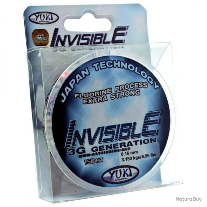 Fil nylon YUKI Invisible 3G generation 150m