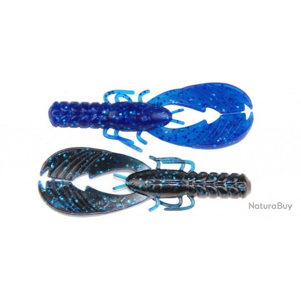 Leurre Souple X Zone Muscle Back Finesse 3,25" Black Blue Lam