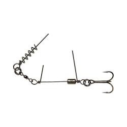 Montage Savage Gear SS Corkscrew Stinger 3G Red 1