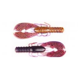 Leurre Souple X Zone Muscle Craw 4" Peanut Butter and Jelly