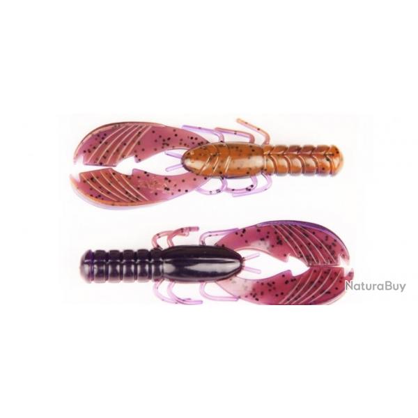 Leurre Souple X Zone Muscle Craw 4" Peanut Butter and Jelly