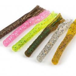 Leurre Souple Fox Rage Floating Funky Worm UV 7cm Green Pumpkin UV