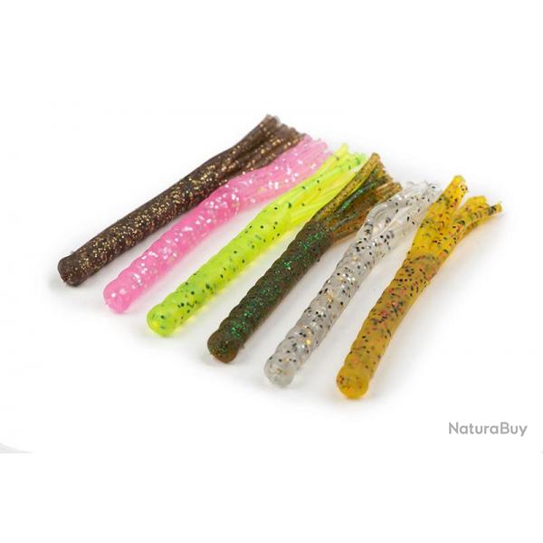 Leurre Souple Fox Rage Floating Funky Worm UV 7cm Green Pumpkin UV