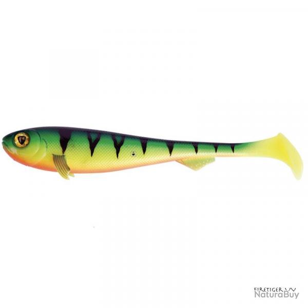 Leurre Souple Fox Rage Super Slick Shad Ultra UV 28cm Firetiger