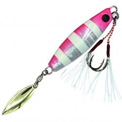 Jig Métallique Volkien Soul Micro Candy Fall 40g Zebra Glow Pink
