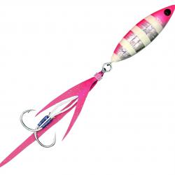 Jig Métallique Volkien Soul Micro Candy Tail 40g Zebra Glow Pink