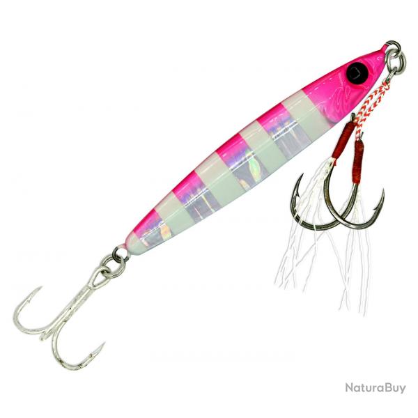 Jig Mtallique Volkien Soul Micro Candy Cast 40g Zebra Glow Pink