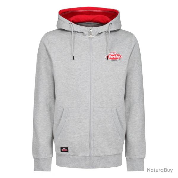 Sweat Berkley Zipped Hoody Grey