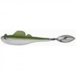 Leurre Souple Biwaa Ocean Divinator 12cm Green Back