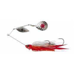 Spinnerbait Savage Gear Da'Bush 2021 21g Red Head Silver