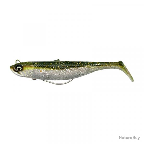 Leurre Souple Savage Gear Savage Minnow WeedLess 10cm Green Silver