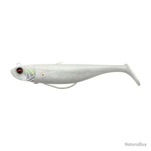 Leurre Souple Savage Gear Savage Minnow WeedLess 10cm White Pearl Silver