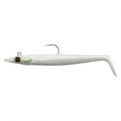 Leurre Souple Savage Gear Sandeel V2 12cm White Pearl Silver