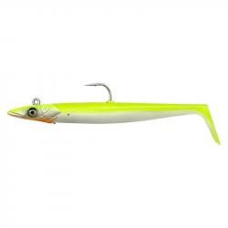 Leurre Souple Savage Gear Sandeel V2 14cm Lemon Back