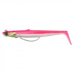 Leurre Souple Savage Gear Sandeel V2 Weedless 13cm Pink Pearl Silver