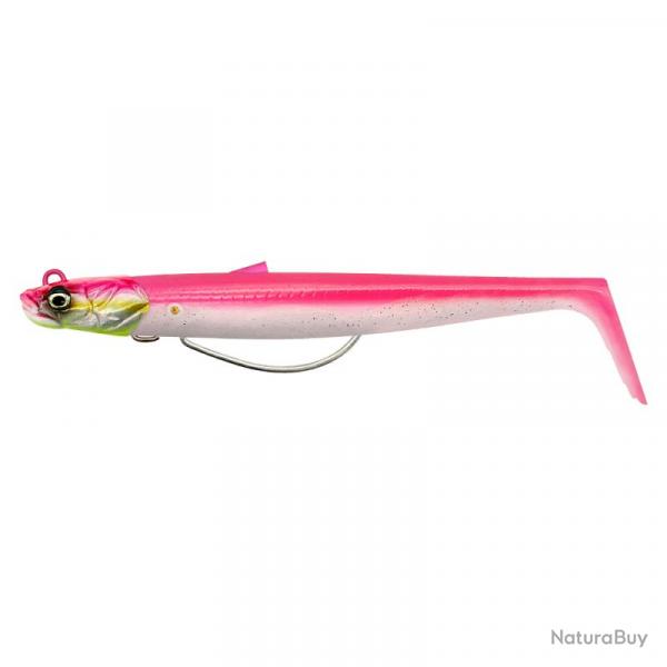Leurre Souple Savage Gear Sandeel V2 Weedless 13cm Pink Pearl Silver