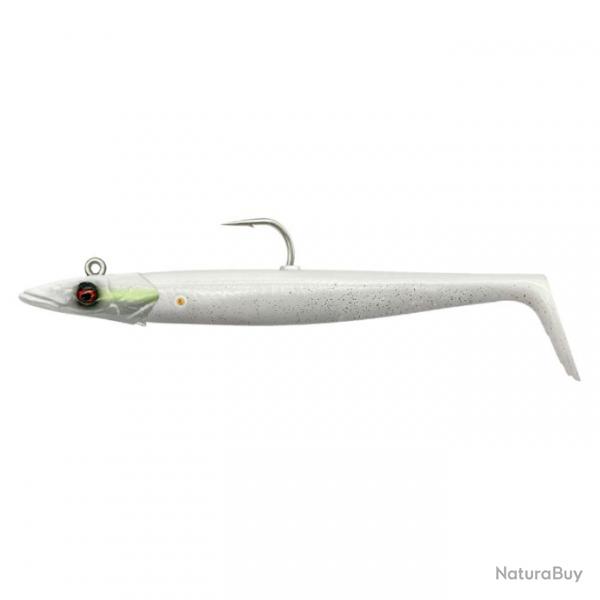 Leurre Souple Savage Gear Sandeel V2 17,5cm White Pearl Silver