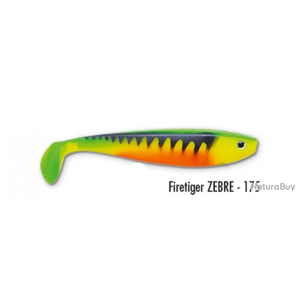 Leurre Souple Delalande Shad GT 15cm Fire Tiger Zbr
