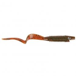 Leurre Souple CWC Strike Pro Pigster Tail 12cm 17 - Motor Oil Pepper