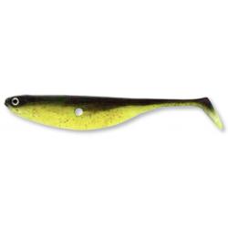 Leurre Souple Westin Shad Teez Hollow 12cm Black Chartreuse