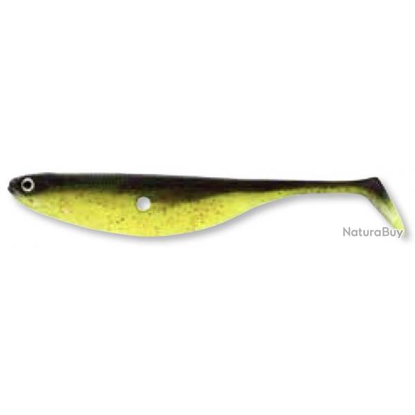 Leurre Souple Westin Shad Teez Hollow 12cm Black Chartreuse