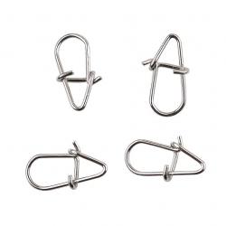 Agrafe Spro Freestyle Stainless Fluoro Snaps Par 10 3.5mm 7.3mm