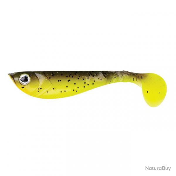 Leurre Souple Berkley Pulse Shad 8cm Brown Chartreuse